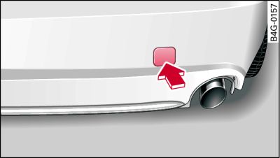 Rear bumper: Cover cap